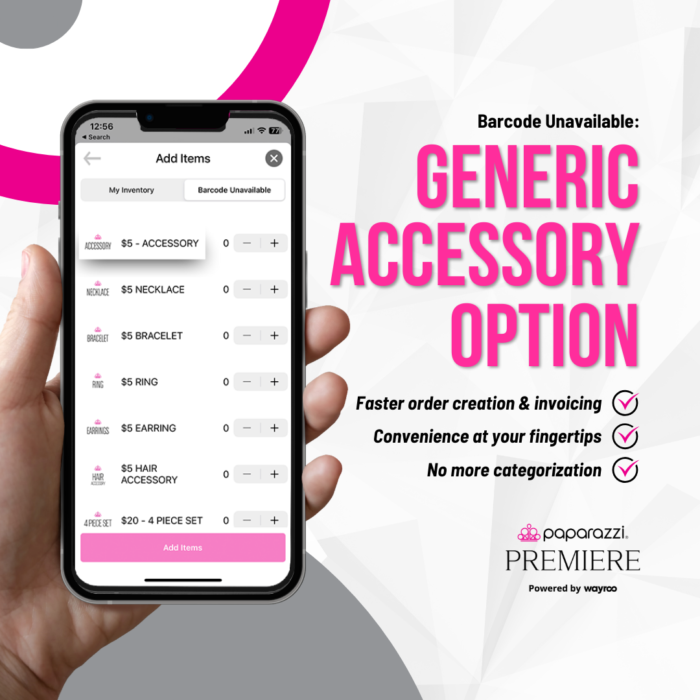 Generic Accessory Option for checkout - Paparazzi Premiere