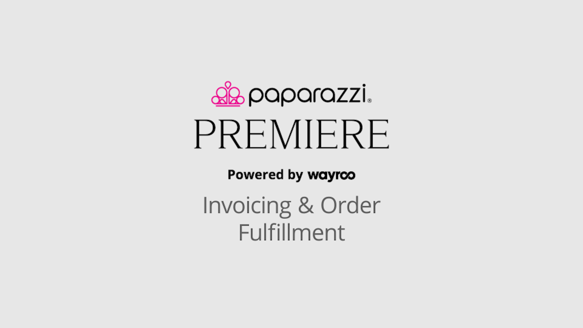 Invoicing & Order Fulfillment