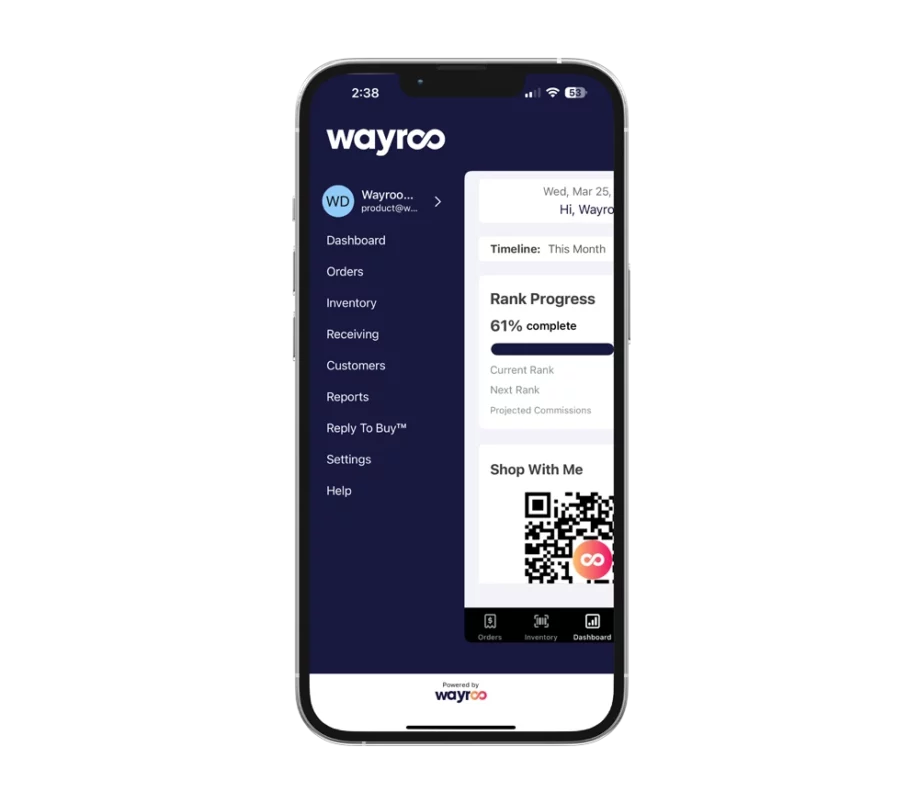 wayroo essentials plan mlm software and direct selling software 2026